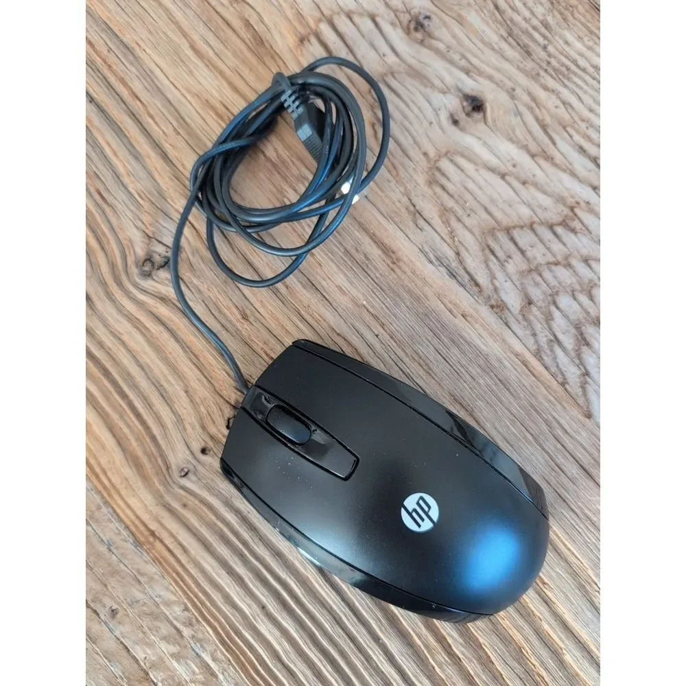 HP MSU0923 Wired Optical USB Mouse Black 505062-001 Portia